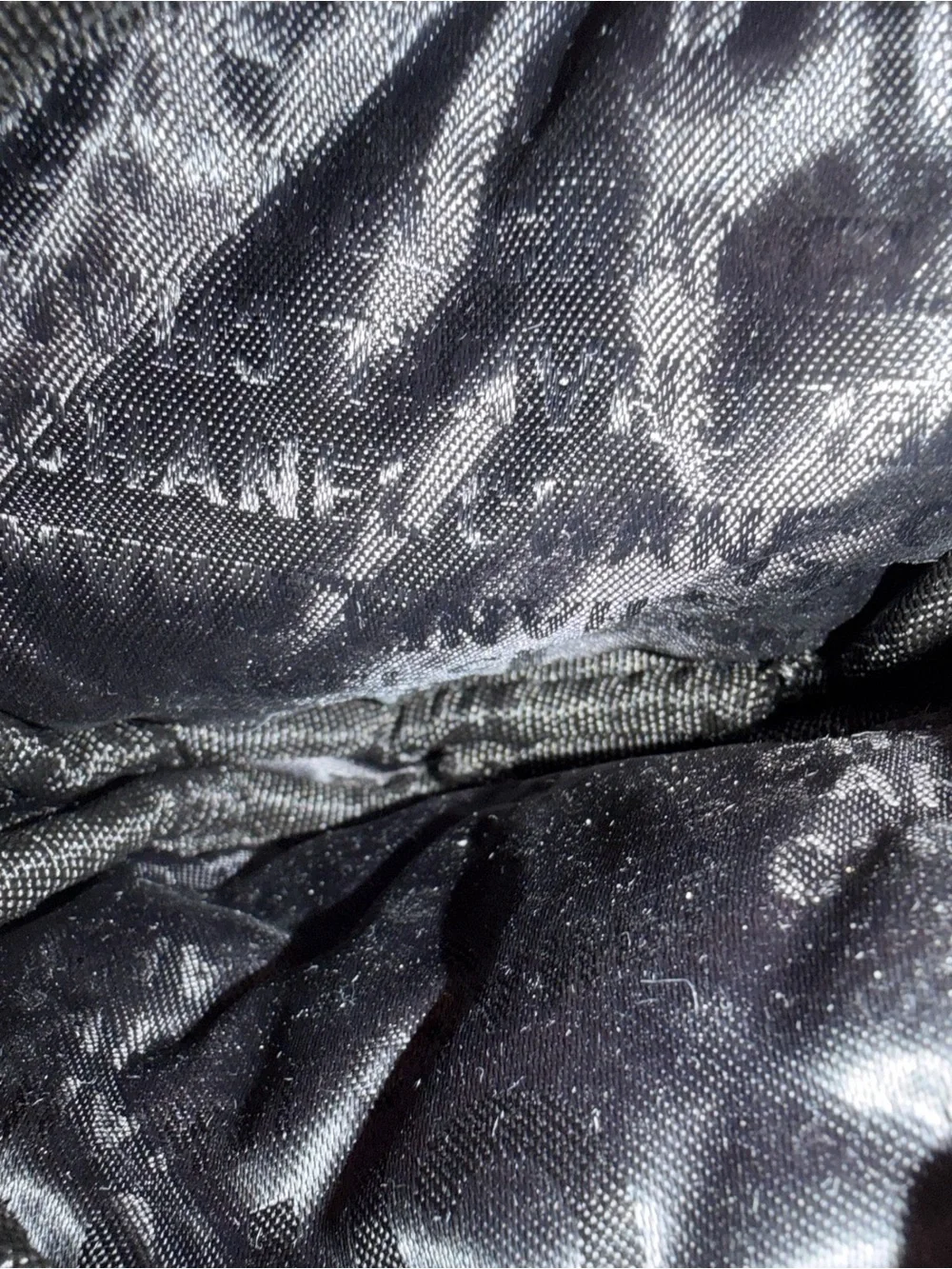 Vintage CHANEL Black & White Houndstooth Quilted Coin Pouch with Gold CC